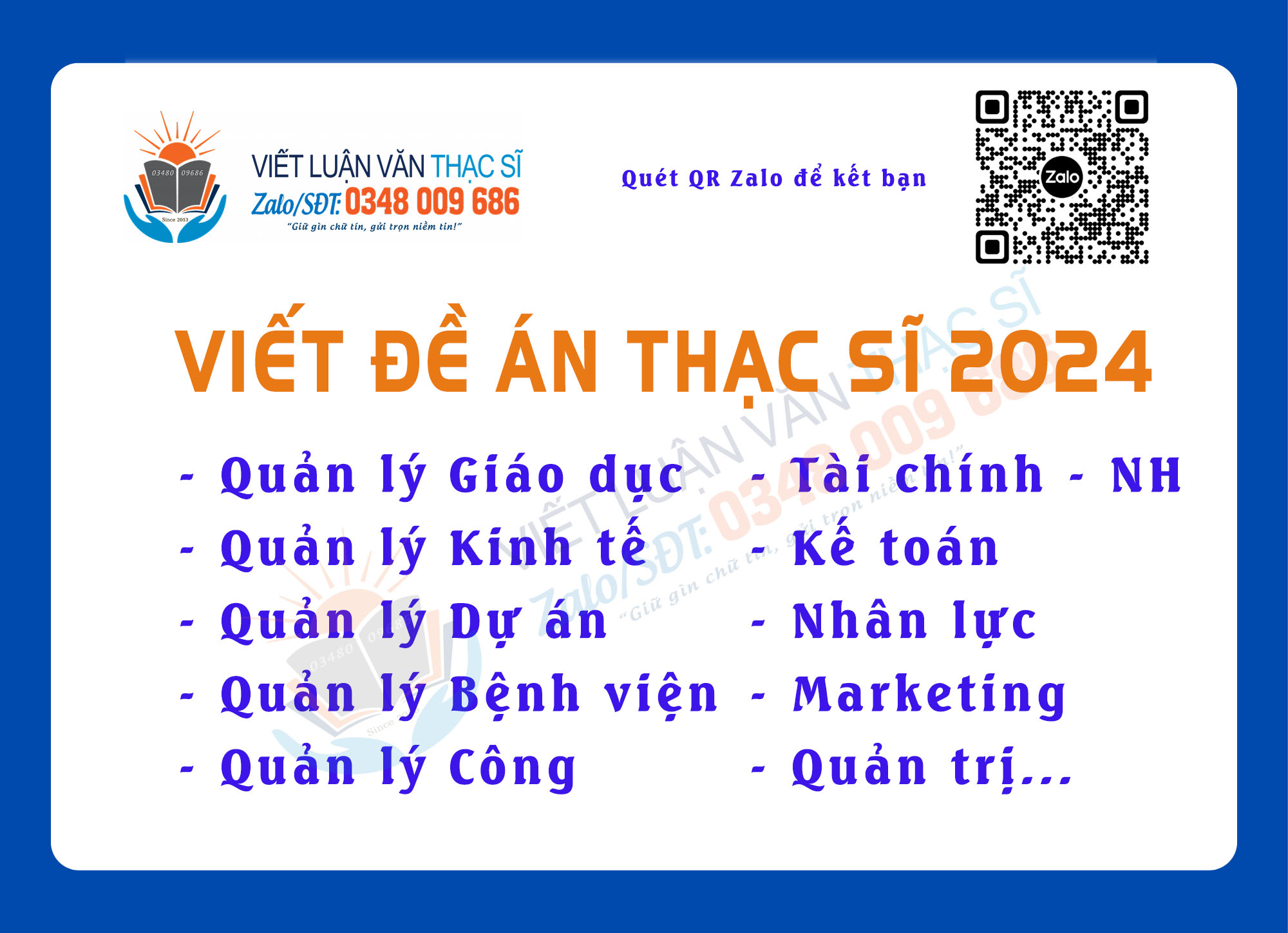 Viết đề án Thạc sĩ 2024