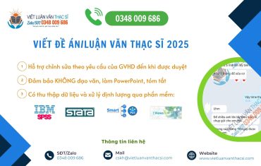 VIẾT ĐỀ ÁN LUẬN VĂN THẠC SĨ 2025