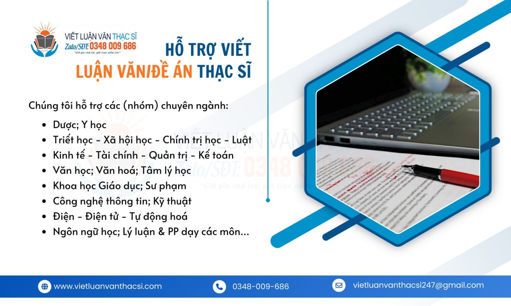 HỖ TRỢ VIẾT LUẬN VĂN THẠC SĨ, ĐỀ ÁN THẠC SĨ 2026